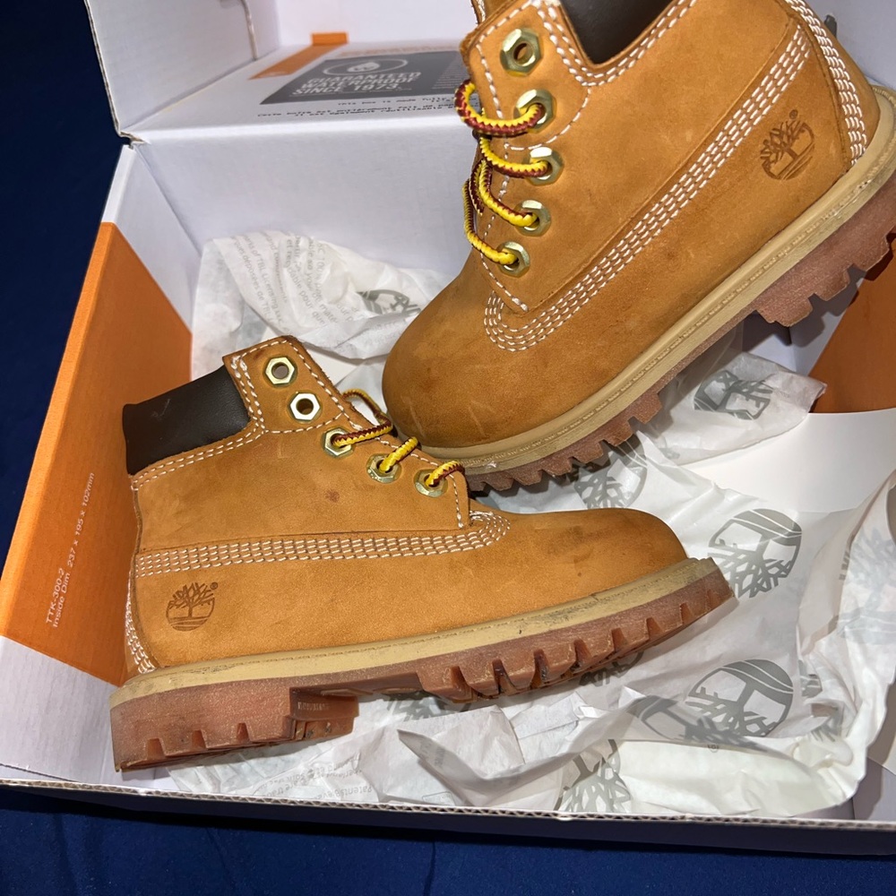 Timberland Kids Brown Lace-Up Boots
